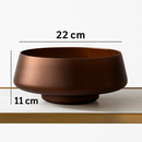 vase en verre dépoli nordique pour fleurs et décoration