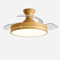 ventilateur de plafond avec lumière et contrôle silencieux