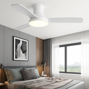 ventilateur de plafond bas avec lumière led et contrôle électrique