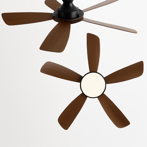 ventilateur de plafond bas moderne avec lumière led et télécommande dc - vue 5 sur 12