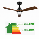 ventilateur de plafond bois 3 pales avec lumière et télécommande
