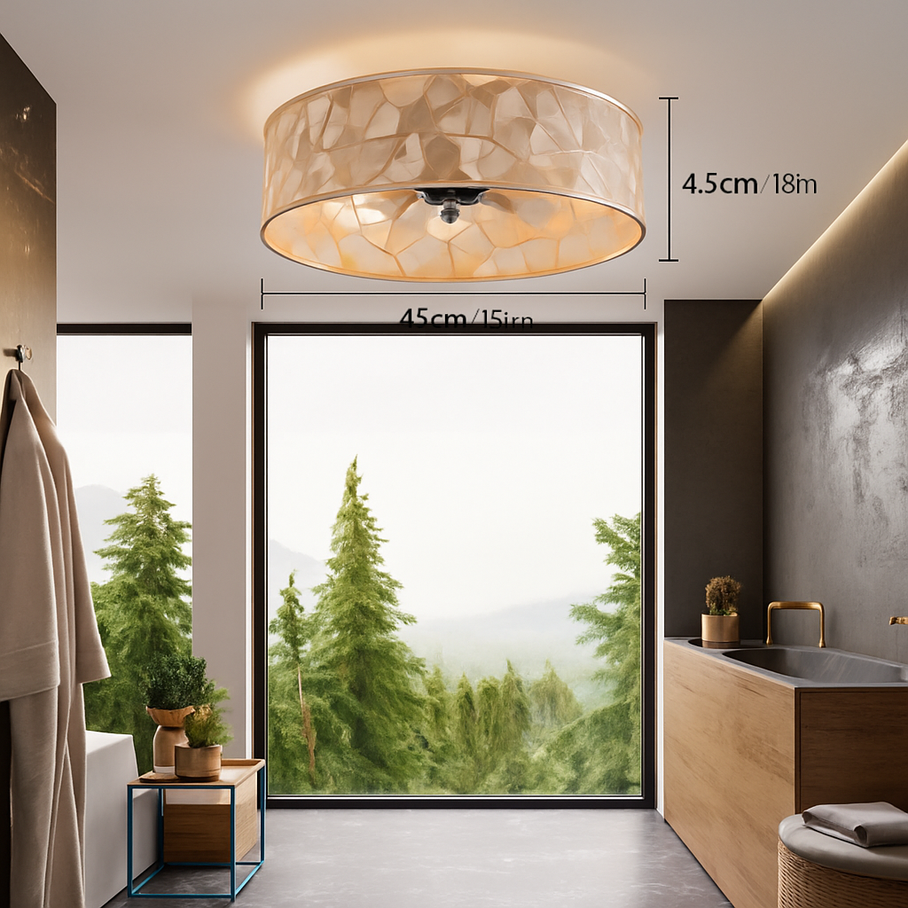 ventilateur de plafond encastré avec éclairage et télécommande