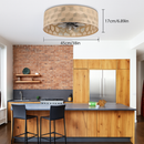 ventilateur de plafond encastré avec éclairage et télécommande