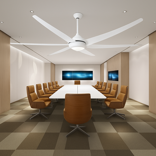 ventilateur de plafond industriel luxueux pour hôtels et clubs - vue 2 sur 8