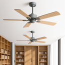 ventilateur de plafond industriel rétro sans lampe avec télécommande