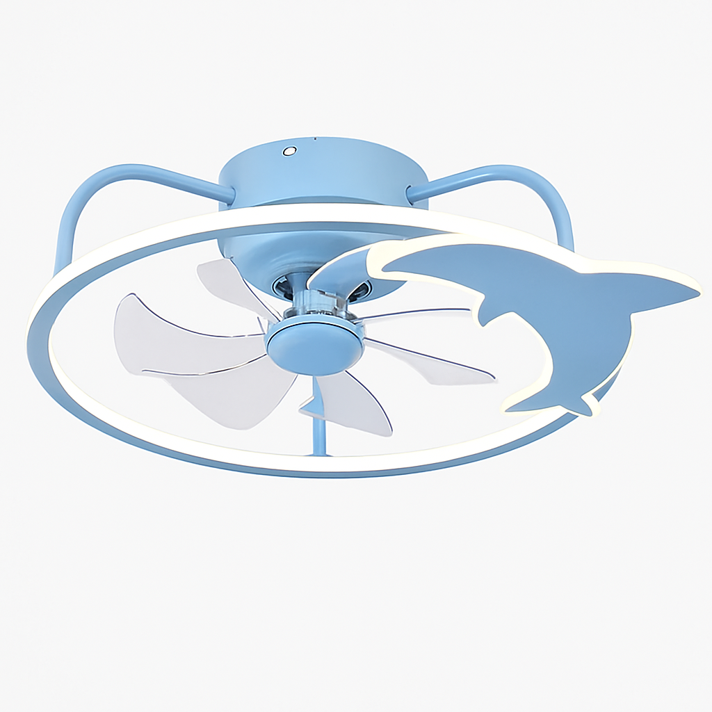 ventilateur de plafond intelligent avec lumières et télécommande