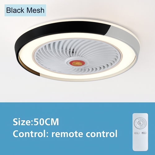 ventilateur de plafond intelligent bluetooth avec lumière télécommande - vue 13 sur 16