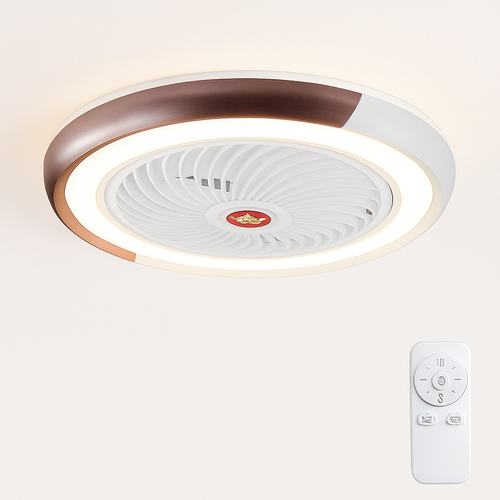 ventilateur de plafond intelligent bluetooth avec lumière télécommande - vue 16 sur 16