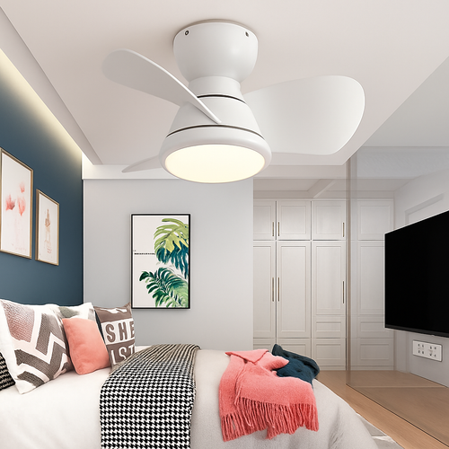 ventilateur de plafond led avec télécommande - vue 4 sur 9