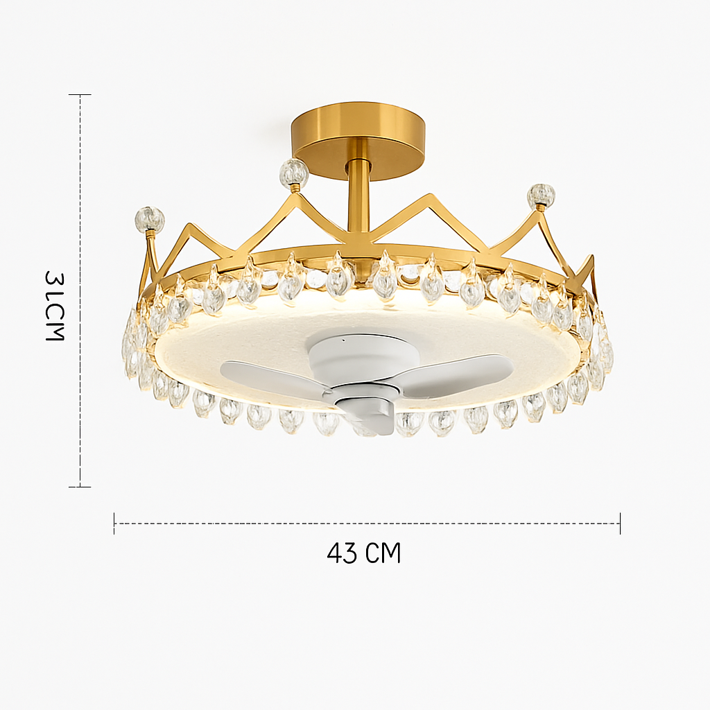 ventilateur de plafond led moderne avec télécommande et éclairage décoratif