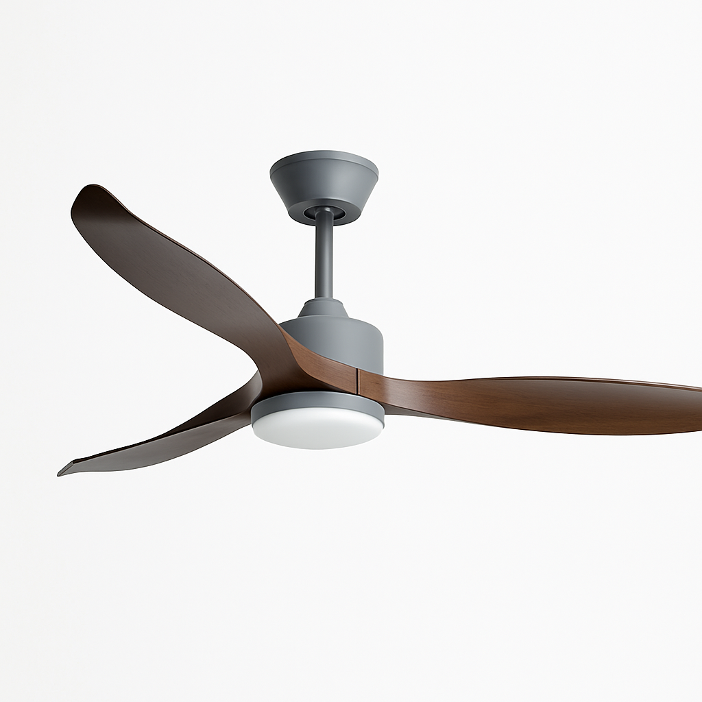 ventilateur de plafond led moderne avec télécommande et lumière