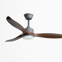 ventilateur de plafond led moderne avec télécommande et lumière