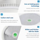 ventilateur de plafond led moderne avec télécommande et lustre