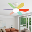 ventilateur de plafond led moderne télécommande intelligente trois couleurs