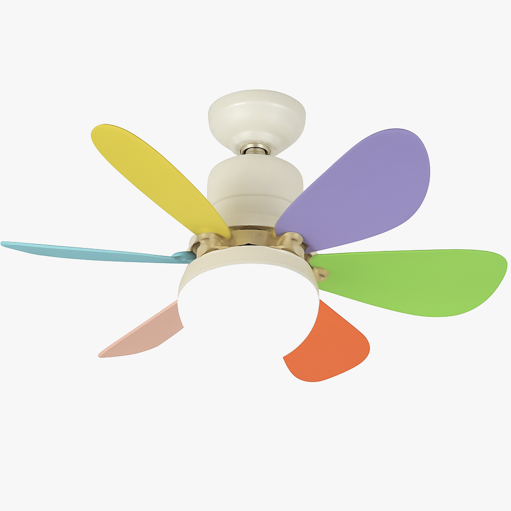 ventilateur de plafond led moderne télécommande intelligente trois couleurs