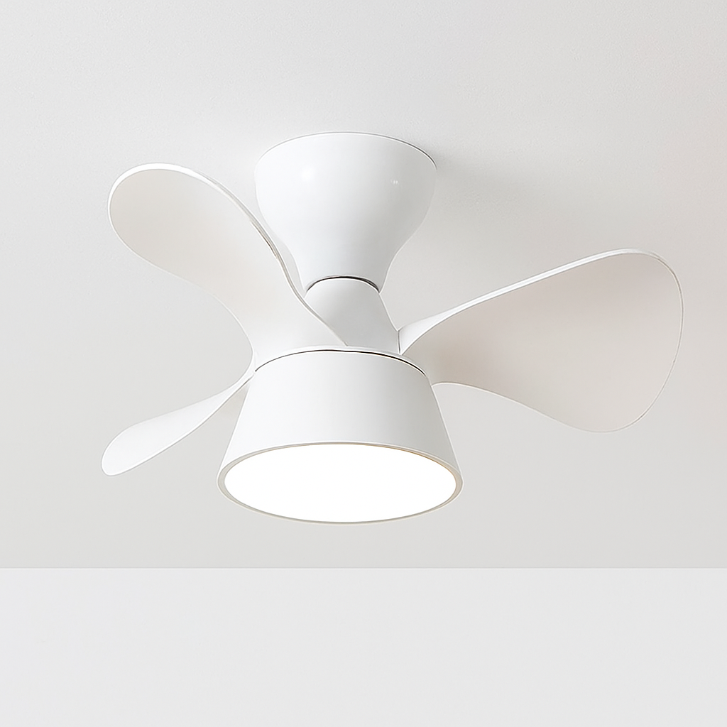 ventilateur de plafond lumineux avec télécommande et 6 vitesses