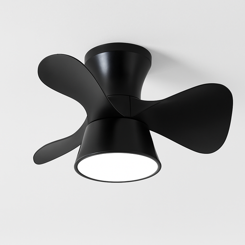 ventilateur de plafond lumineux avec télécommande et 6 vitesses - vue 2 sur 12