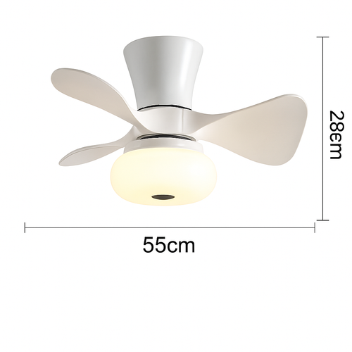 ventilateur de plafond lumineux pour espace commercial - vue 12 sur 17