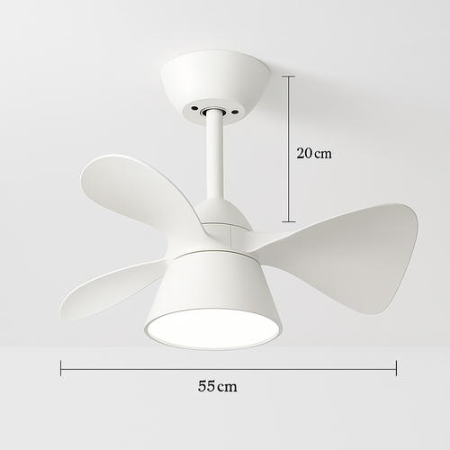 ventilateur de plafond lumineux pour espace commercial - vue 13 sur 17