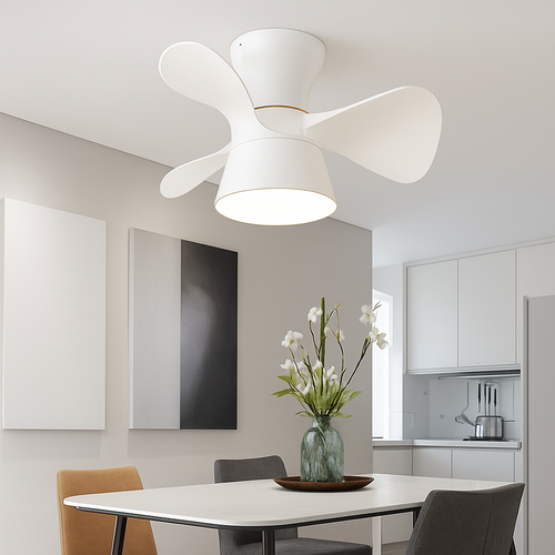 ventilateur de plafond lumineux pour espace commercial - vue 6 sur 17