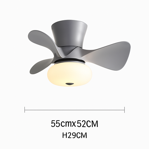 ventilateur de plafond lumineux pour espace commercial