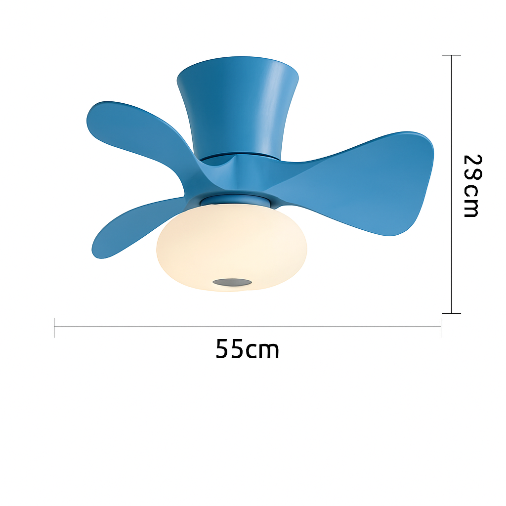 ventilateur de plafond lumineux pour espace commercial - vue 8 sur 17