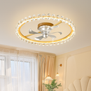 ventilateur de plafond moderne avec lumière et contrôle intelligent