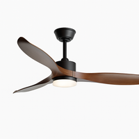 ventilateur de plafond moderne avec télécommande et lumière led