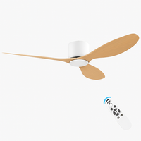 ventilateur de plafond moderne avec télécommande sans lumière