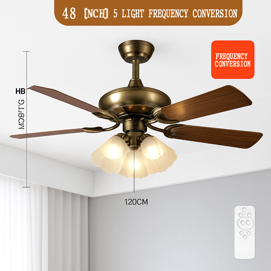 ventilateur de plafond moderne led intelligent avec 4 pales rétractables - vue 16 sur 18