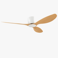 ventilateur de plafond moderne led 6 vitesses avec télécommande