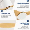 ventilateur de plafond moderne led 6 vitesses avec télécommande