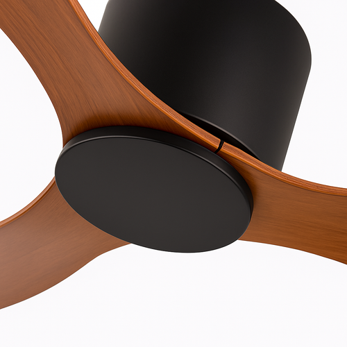 ventilateur de plafond moderne sans lumière avec télécommande - vue 7 sur 10