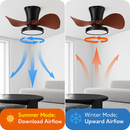 ventilateur de plafond moderne silencieux avec lumière led et télécommande