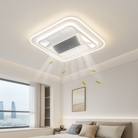ventilateur de plafond sans feuilles avec éclairage moderne ultra-mince