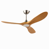 ventilateur de plafond vintage industriel avec lumière et télécommande
