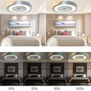 ventilateur plafond moderne pour enfants avec lumière led et télécommande