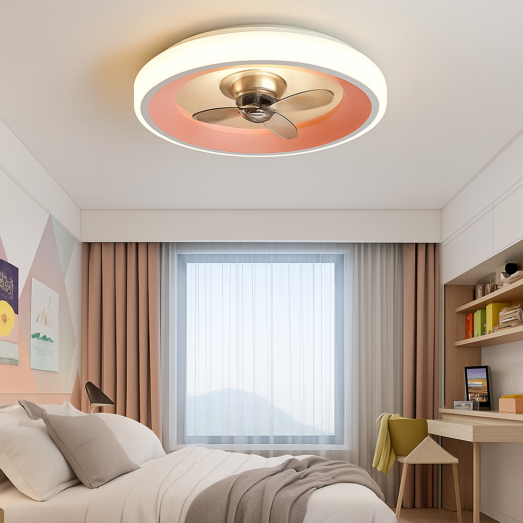ventilateur silencieux à lames invisibles avec éclairage intégré - vue 6 sur 12