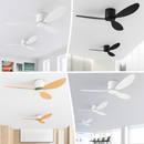 ventilateurs de plafond modernes simples avec télécommande sans lumière