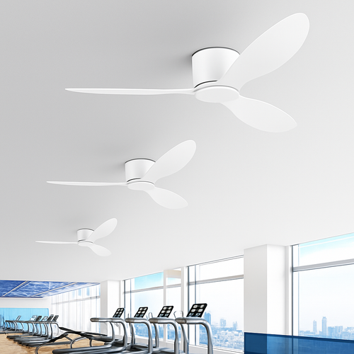 ventilateurs de plafond modernes simples avec télécommande sans lumière - vue 6 sur 9