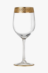 Verre champagne cristal style europeen bordure elegante