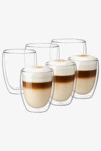 Verre double paroi isolant pour cafe biere eau