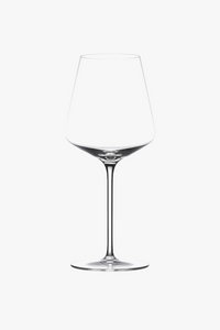 Verre à vin bourgogne cristal fin facettes large