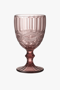 Verre à vin relief rétro épais pour fête