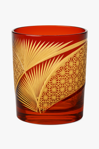 verre whisky edo kiriko artisanal motifs gravés