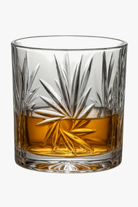 Verre whisky old fashioned design élégant relief