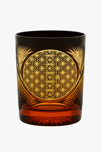 Verre whisky style edo kiriko gravure artisanale