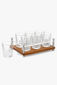 Verres a shot sculptes luxe 50ml lot elegant