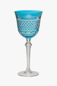 Verres a vin cristal style antique graves main