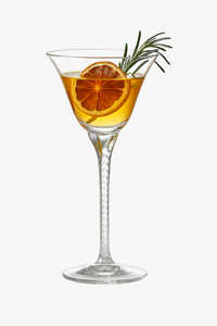 Verres à pied élégants cocktail champagne martini vin